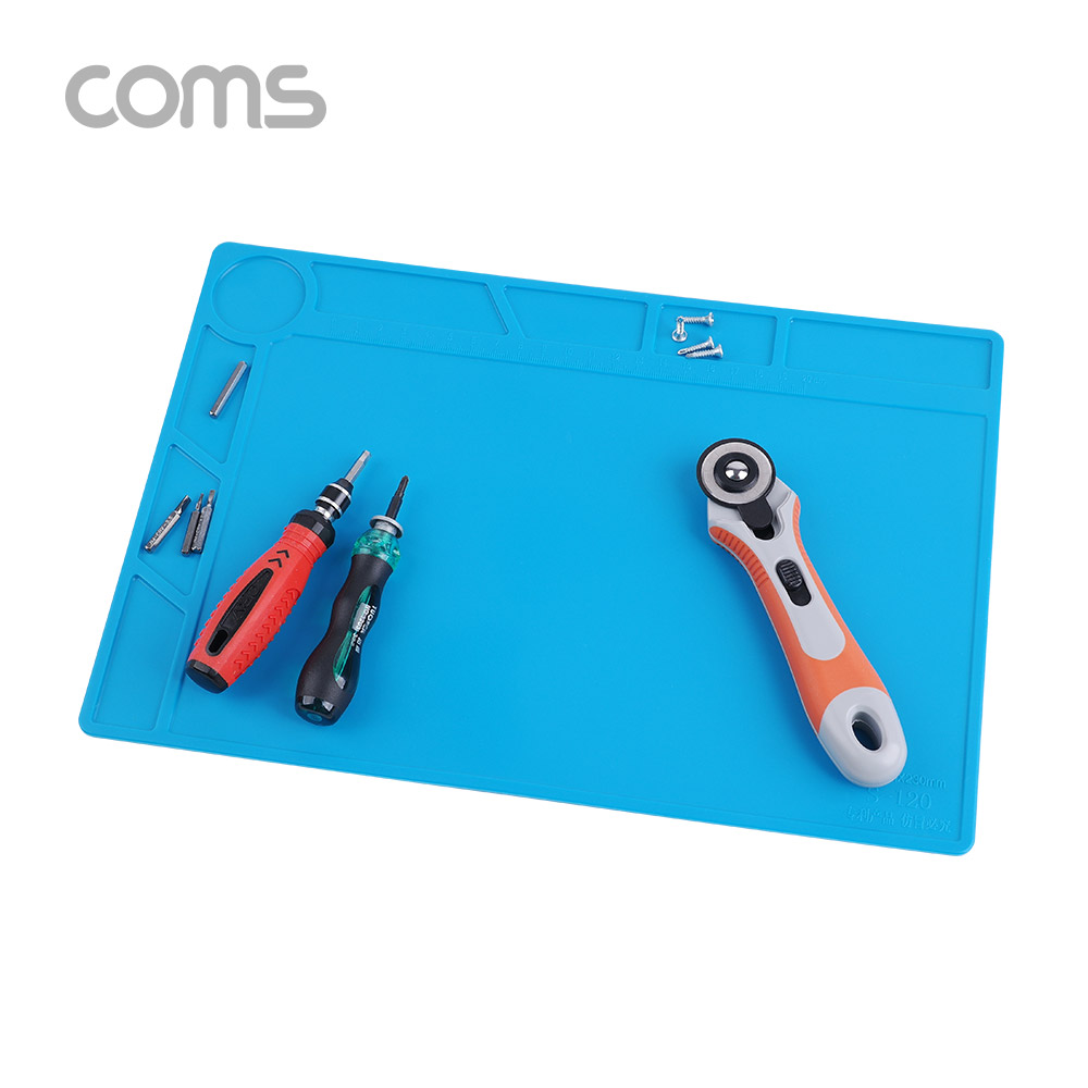 Coms 작업용 절연 매트 / 실리콘 작업 패드 / 340 x 230mm