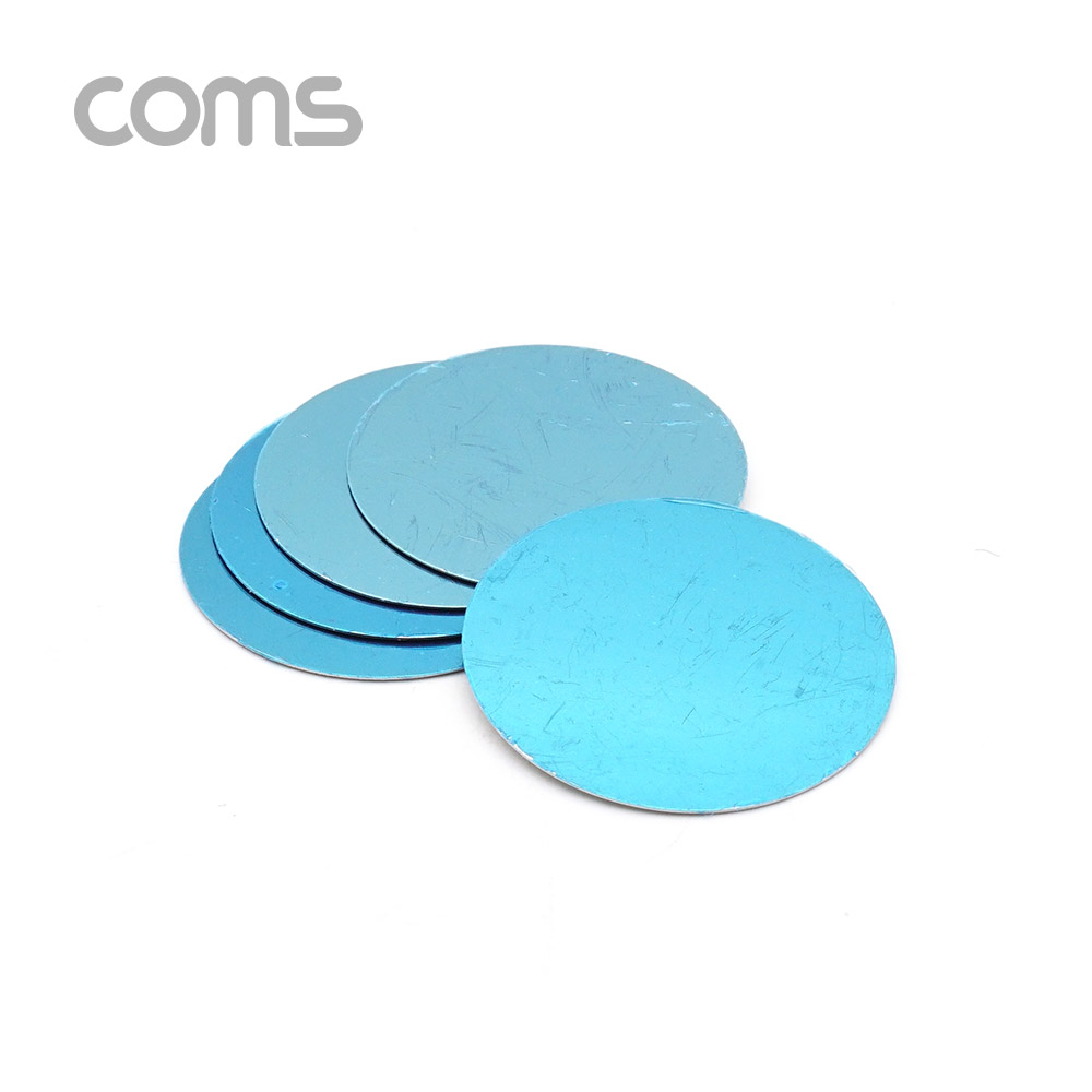 Coms 보조철판 5pcs / 스마트폰 메탈패드, 자석식 거치대 부착
