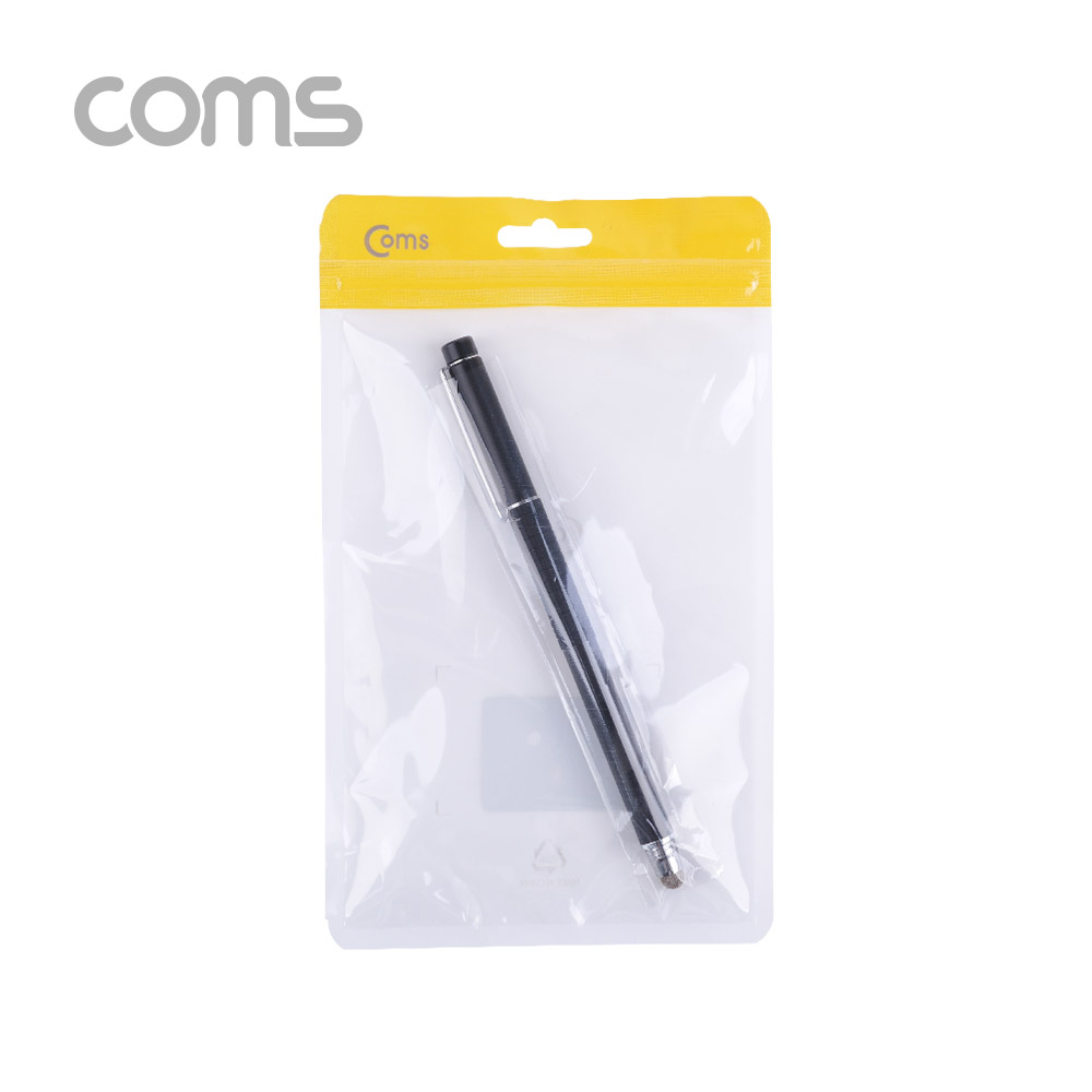 Coms 정전식 스마트폰 터치펜 / 터치볼, 디스크형 / Black