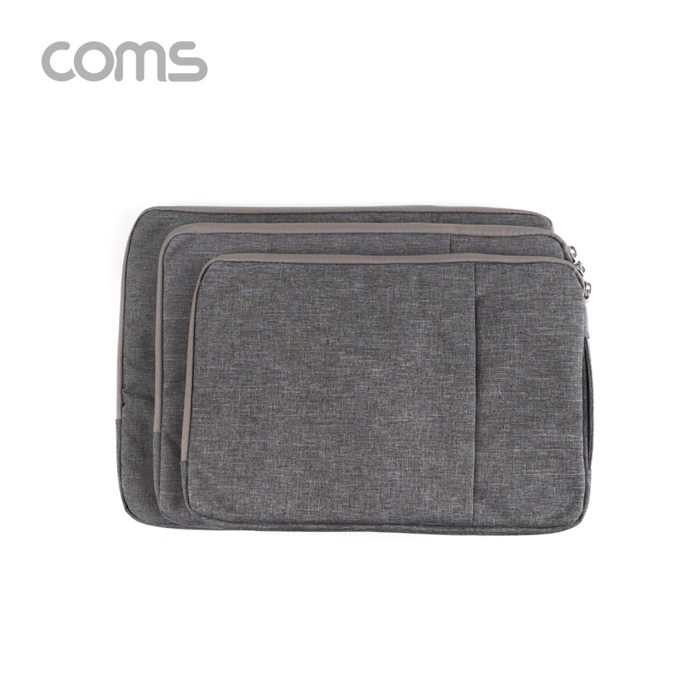 Coms 노트북 파우치 / 노트북 가방 / 슬림형 / 그레이 / 11.6형