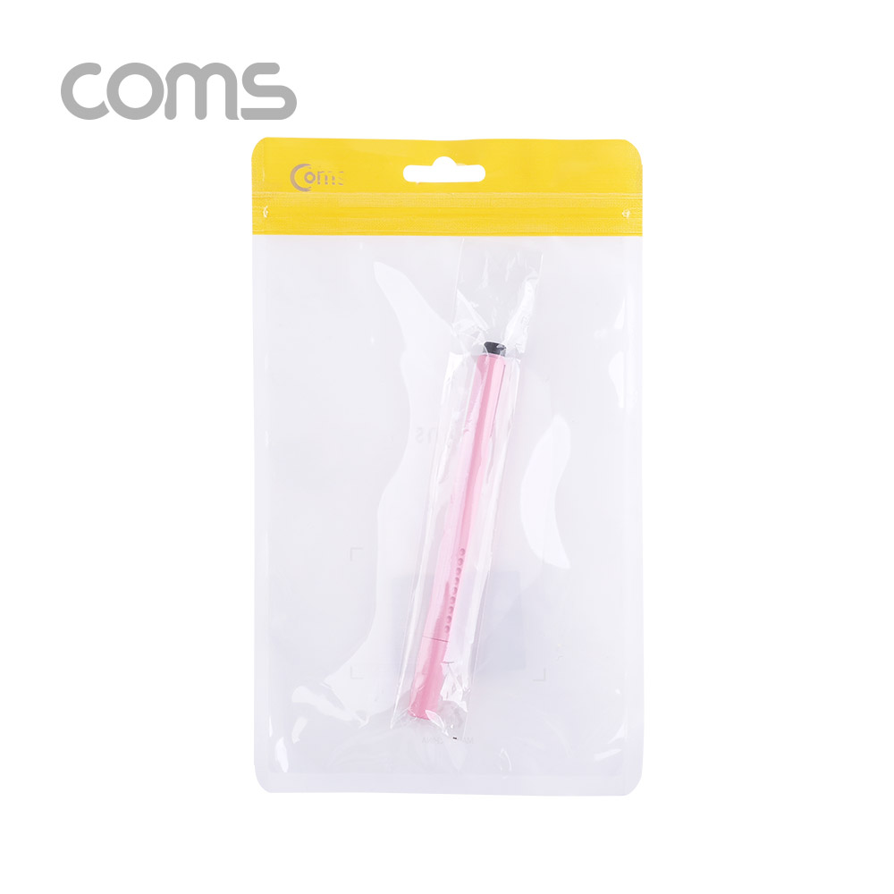 Coms 정전식 스마트폰 터치펜 / 스타일러스 펜 / 디스크형 / Pink