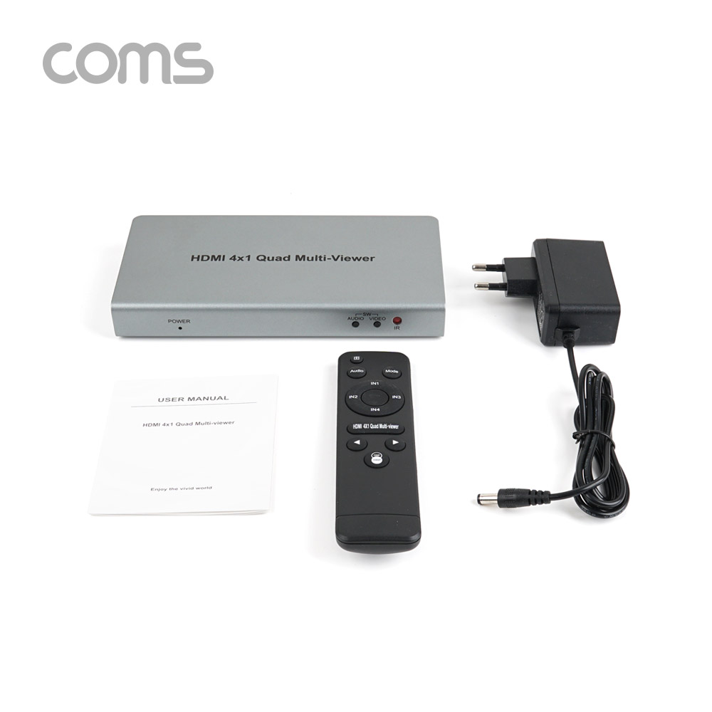Coms HDMI 화면 분할기(4x1) / 4 Input/1 Output