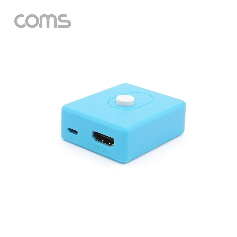 Coms HDMI 선택기(양방향) / 2x1/1x2 / Blue