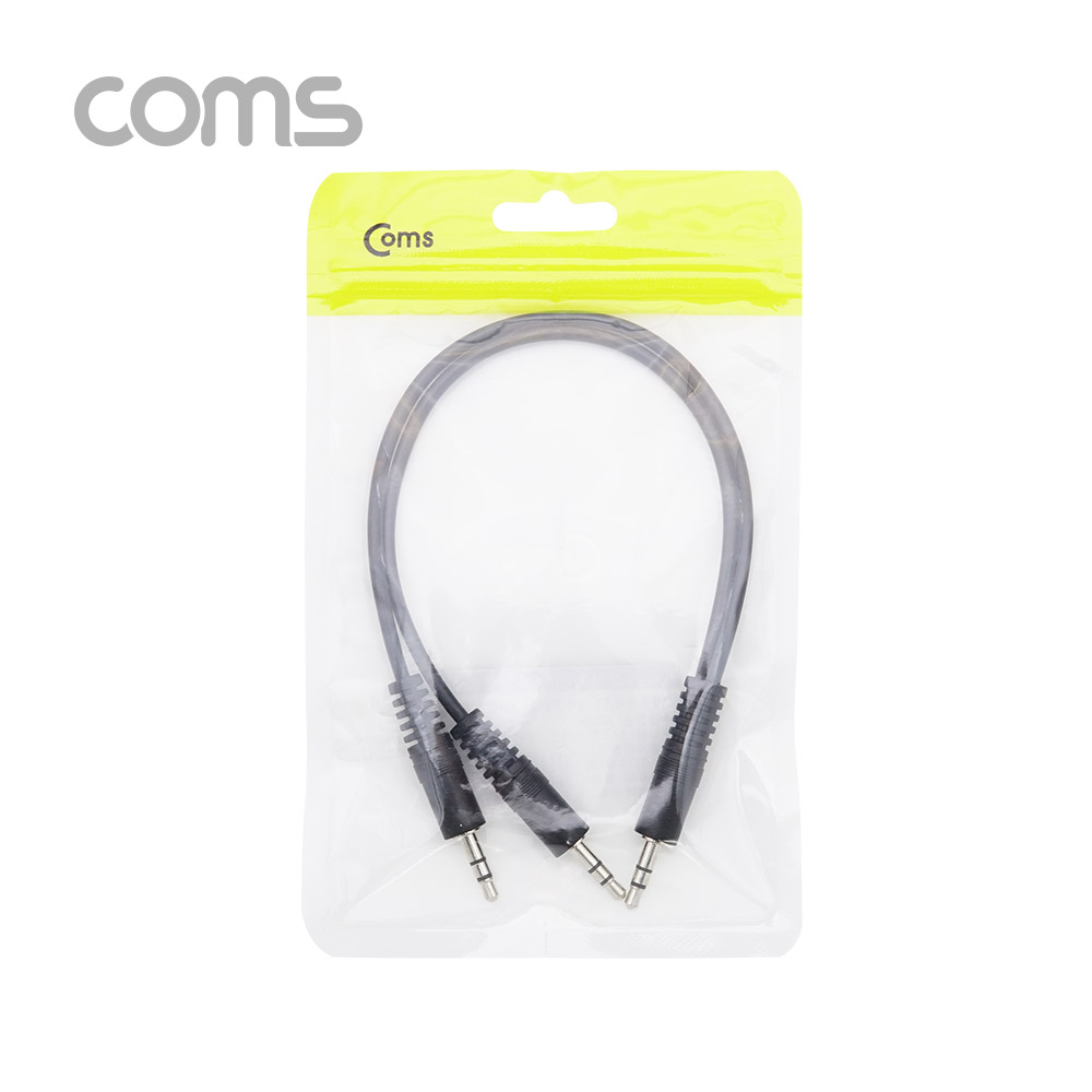 Coms 스테레오 젠더 Y형 / 스테레오 3.5 (M) / 스테레오 3.5 (M) x2 / 20cm