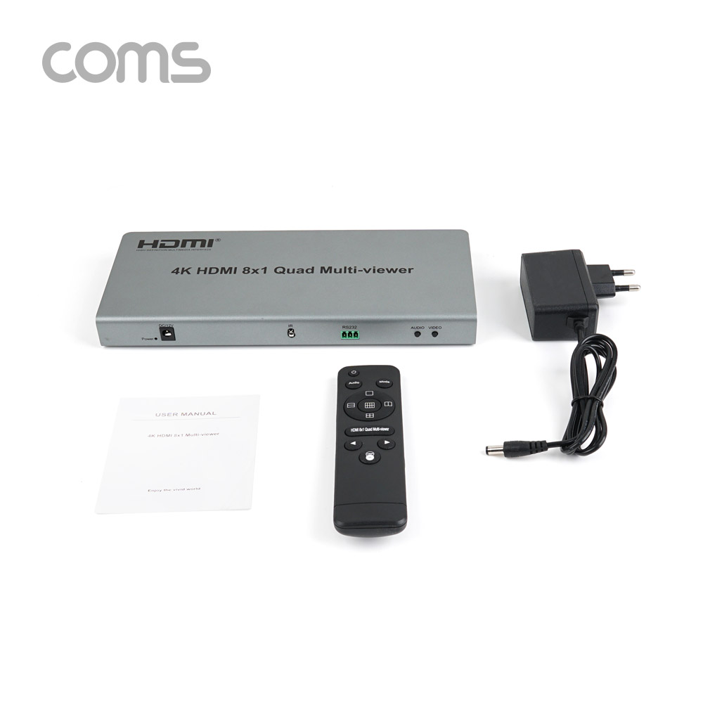Coms HDMI 화면 분할기(8x1) / 8 Input/1 Output