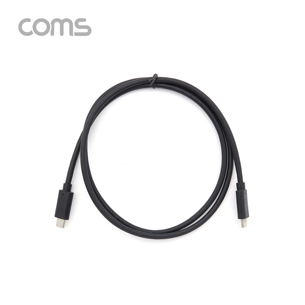 Coms USB 3.1(Type-C) 케이블 C to C (M/M) 1m