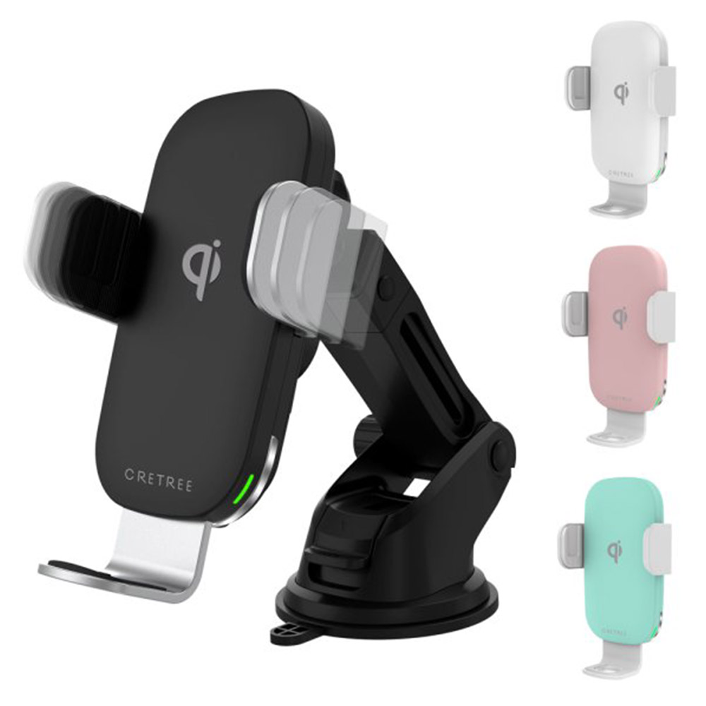 스마트폰 거치대 (CC-5) 오토센스, 고속무선충전, 블랙/민트/파스텔