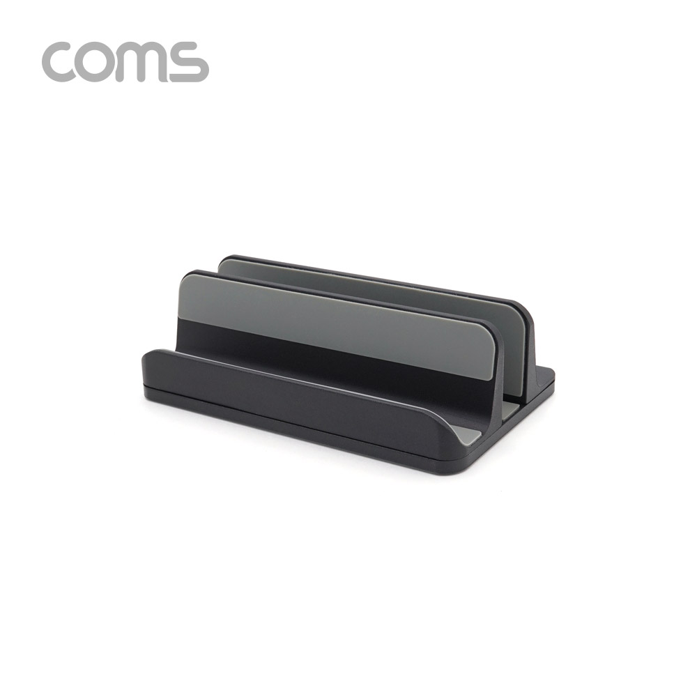 Coms 2 in 1 노트북&태블릿 거치대 / 노트북 수직 스탠드 / 태블릿 거치 / 알루미늄