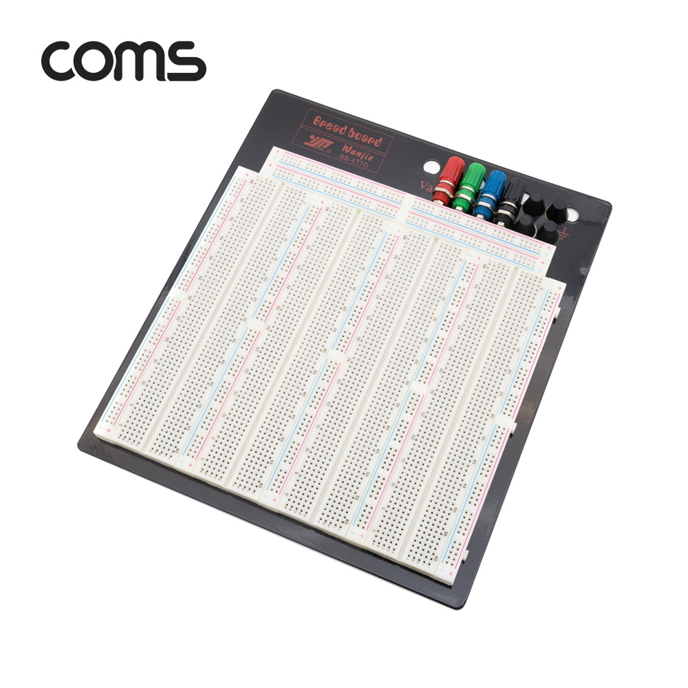 Coms 투명 브레드보드 / 빵판 / 3220핀 (191.5X186X8.5mm)