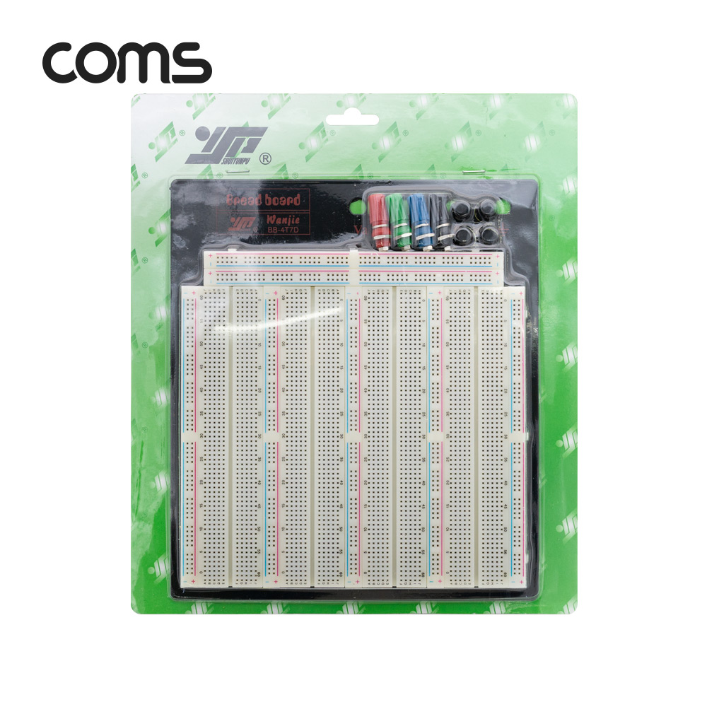 Coms 투명 브레드보드 / 빵판 / 3220핀 (191.5X186X8.5mm)