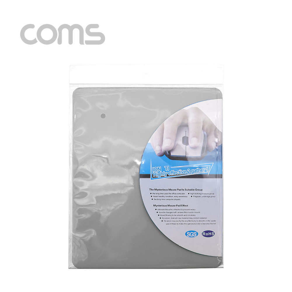 Coms 마우스 패드(라텍스) - Gray