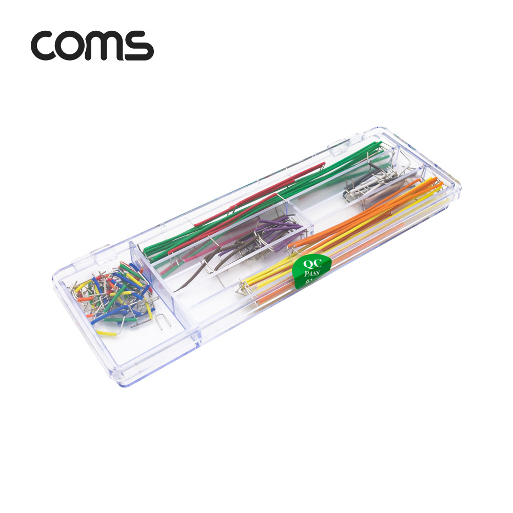 Coms 브레드보드 점퍼 와이어 키트 14종 140개입