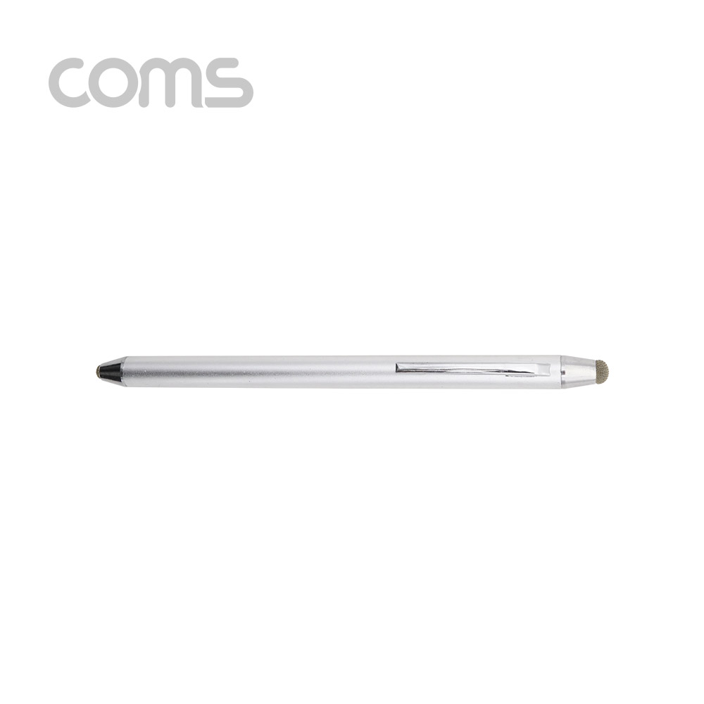 Coms 정전식 터치펜/ 볼펜형 / 양면 스타일러스 펜