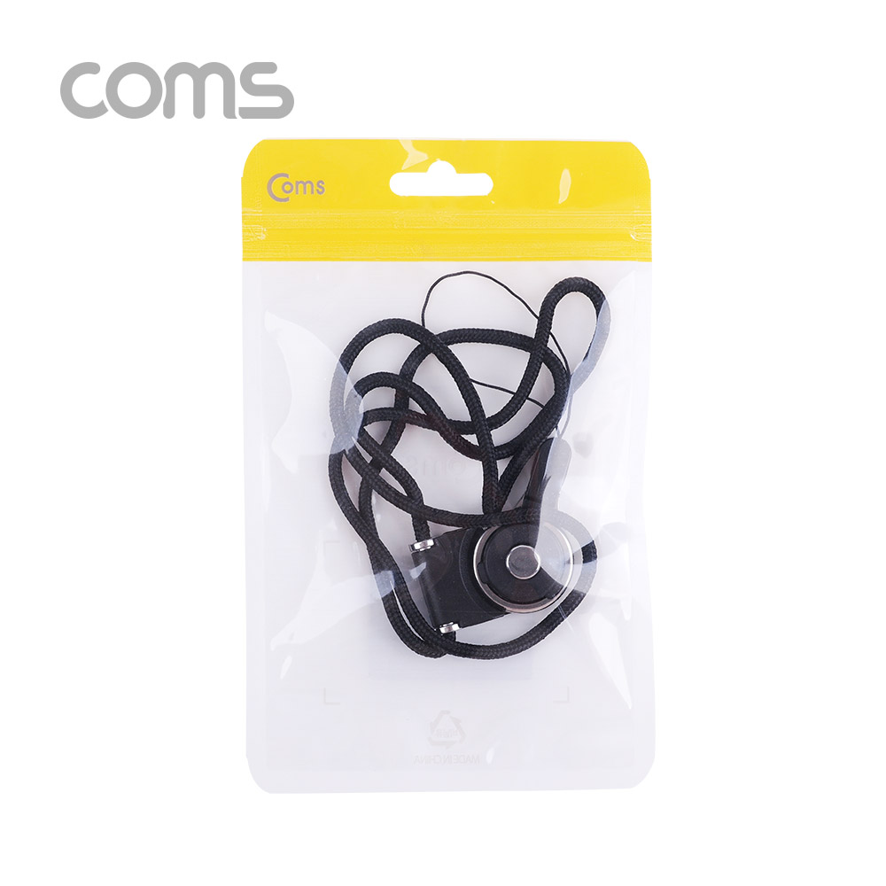 Coms 넥 스트랩(회전고리) / Black