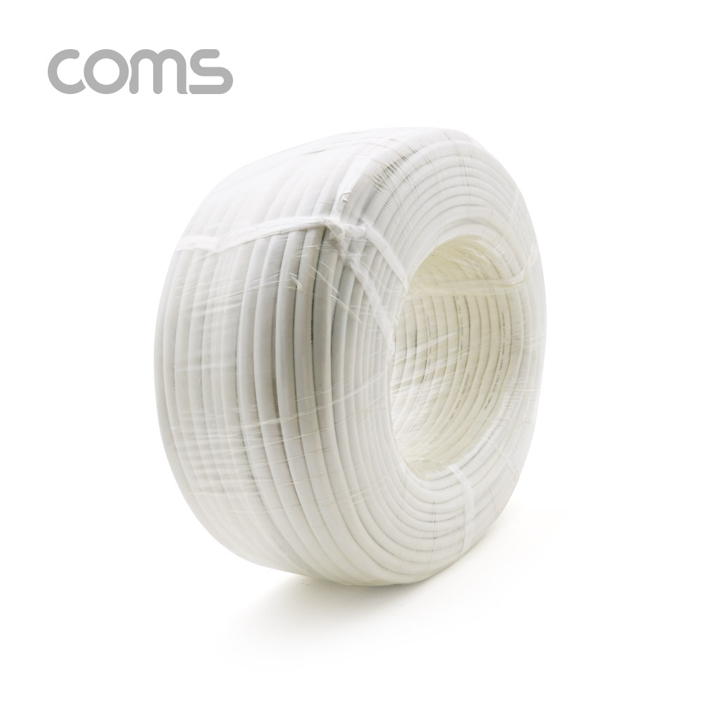 Coms CCTV 케이블(전원+오디오신호) / 100M