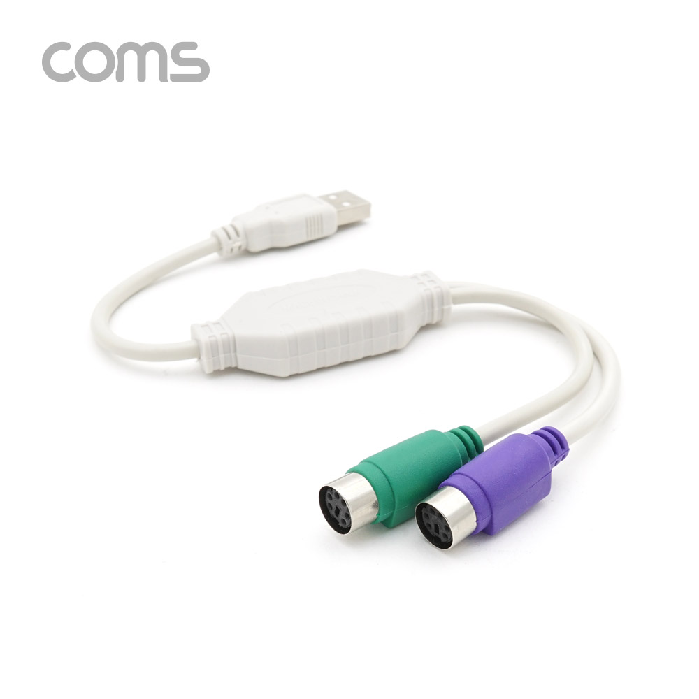 Coms USB 컨버터(PS2), Y형, 키보드/마우스 사용, USB 1.1