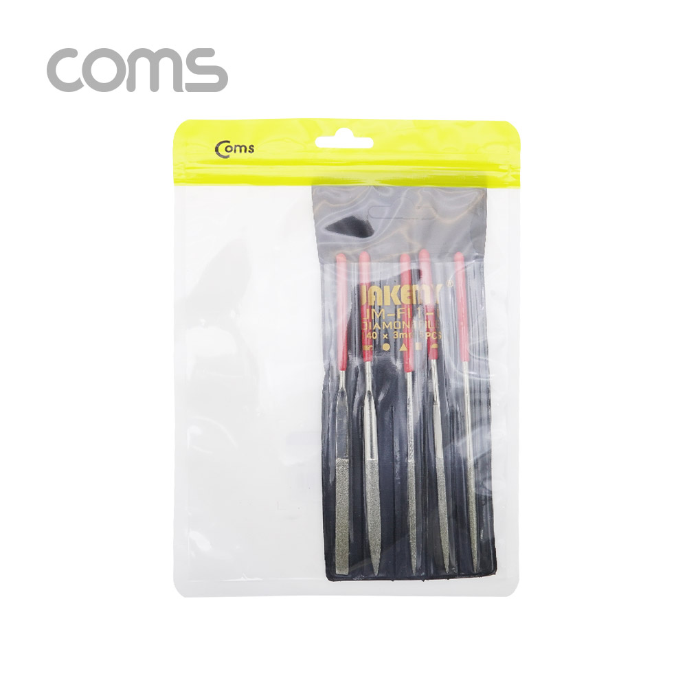 Coms 다듬질용 줄세트, 다듬줄 세트 5pcs / 야스리, 공구줄, 쇠줄 / 140mm