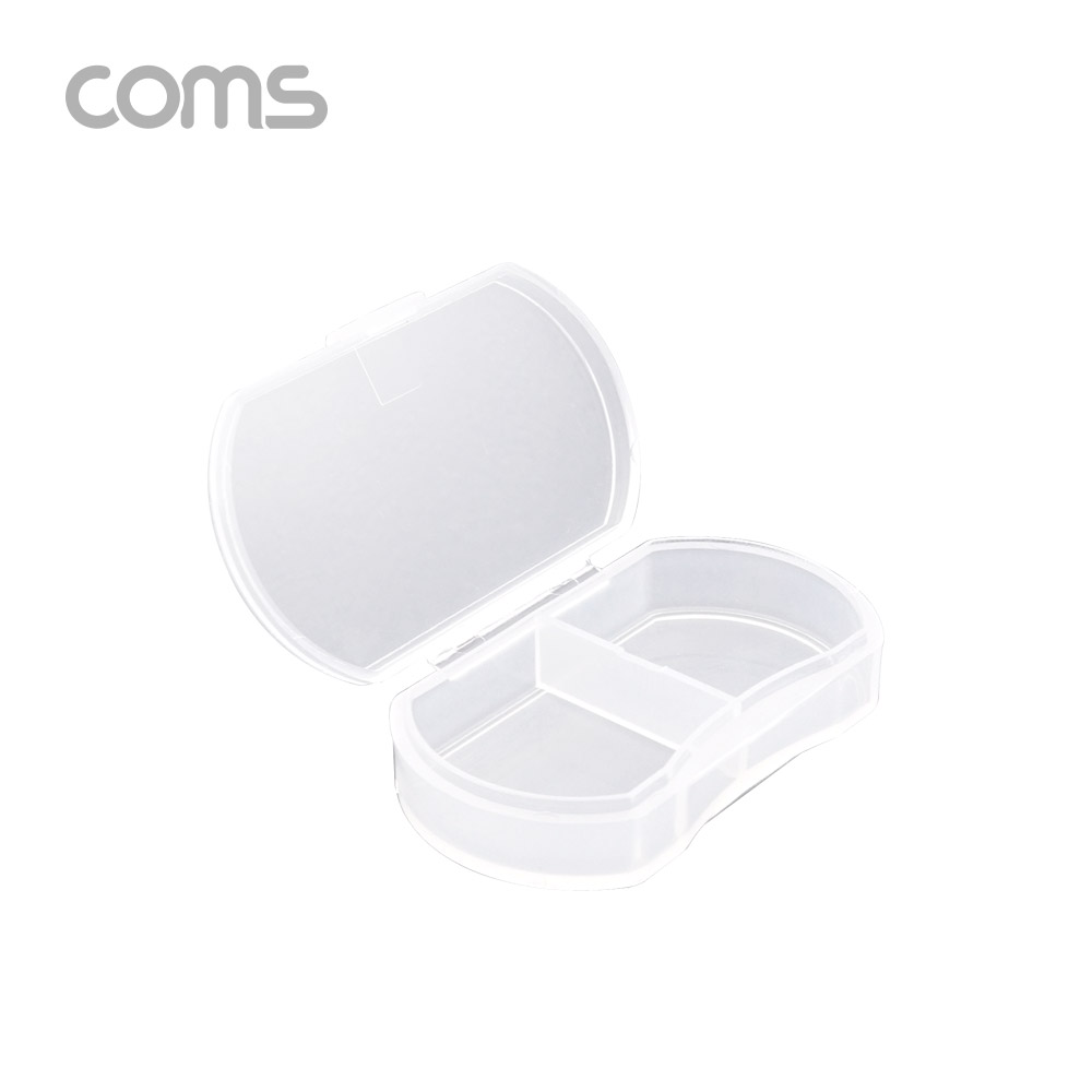 Coms 다용도 PVC 수납함 / 2분배 / 58 x 35 x 13 (mm)