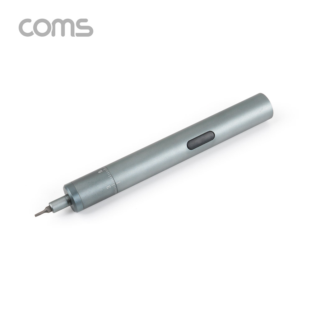 Coms 펜 타입 전동 드라이버 / 전동 드릴 (6종 비트 20pcs / USB 충전)