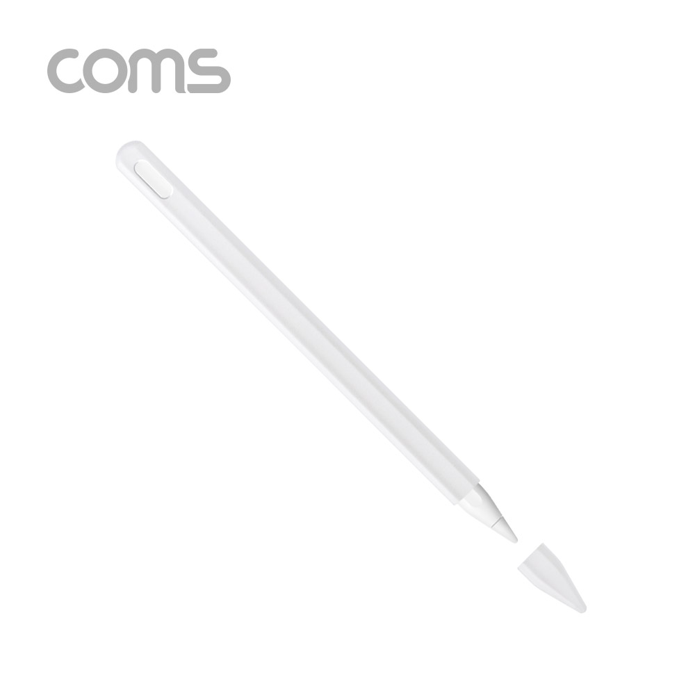 Coms iOS 펜슬 보호케이스(White) / 2세대 / 실리콘