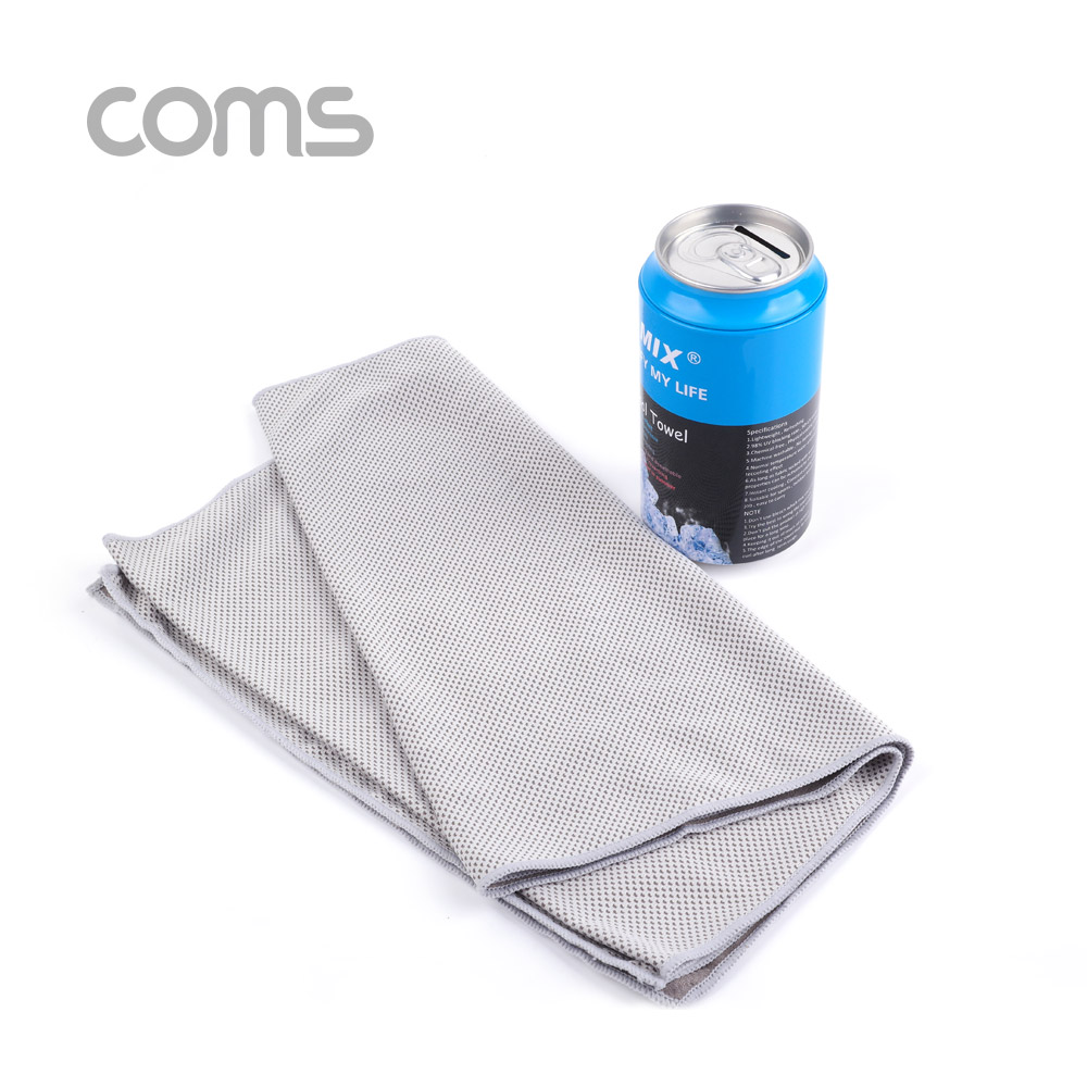 Coms 스포츠 타올 GRAY 120cm