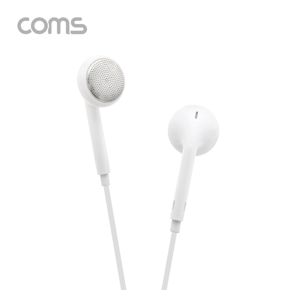 Coms 이어폰 (3.5mm / 마이크 / 볼륨 컨트롤), 1.2m
