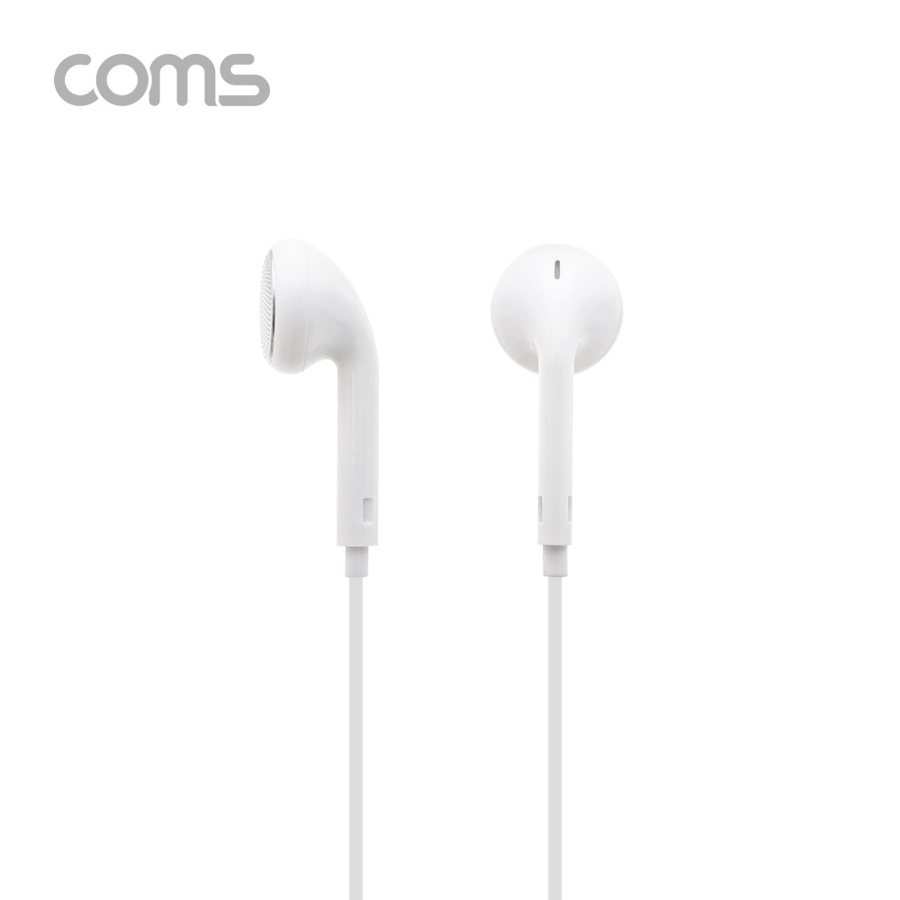 Coms 이어폰 (3.5mm / 마이크 / 볼륨 컨트롤), 1.2m