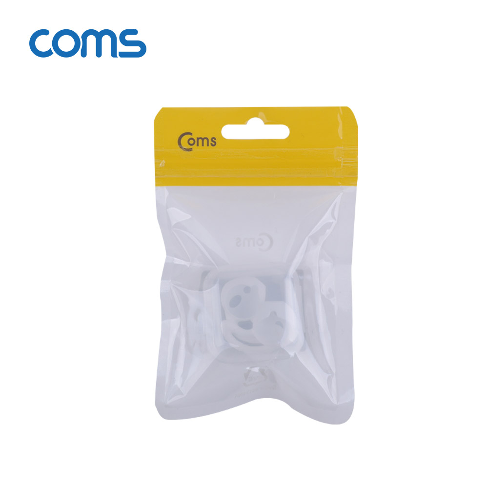 coms 에어팟 이어캡 / 이어팁 / 이어폰 캡 / 이어케이스 / White