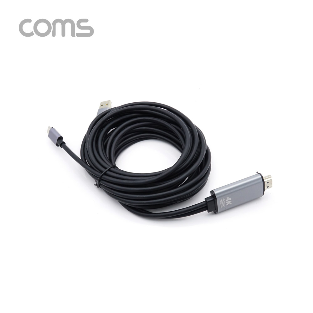 Coms USB 3.1(Type C) 케이블 / Type C(M) to HDMI(M) / USB 보조전원 / 5M