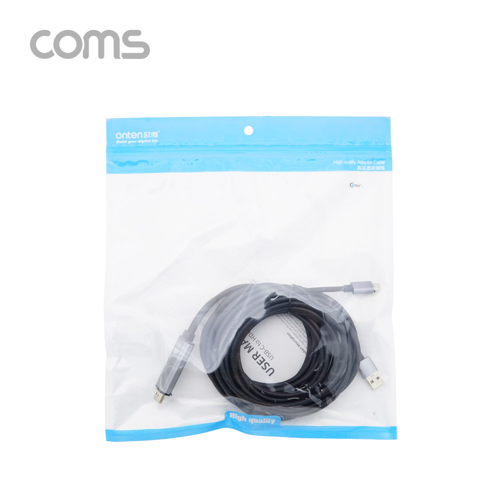 Coms USB 3.1(Type C) 케이블 / Type C(M) to HDMI(M) / USB 보조전원 / 5M