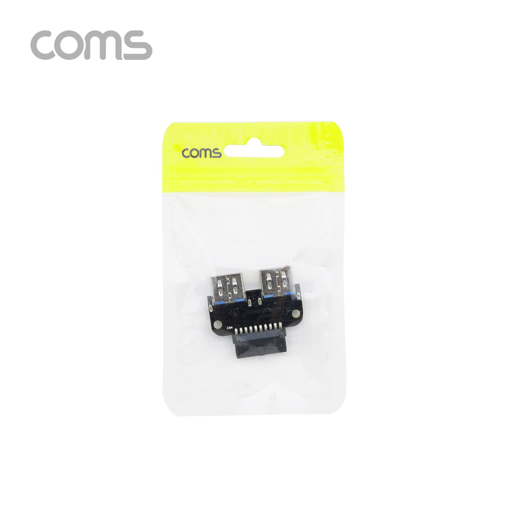 Coms USB 포트 3.0 (20P -> USB 2P) 기판용 좌우 젠더형