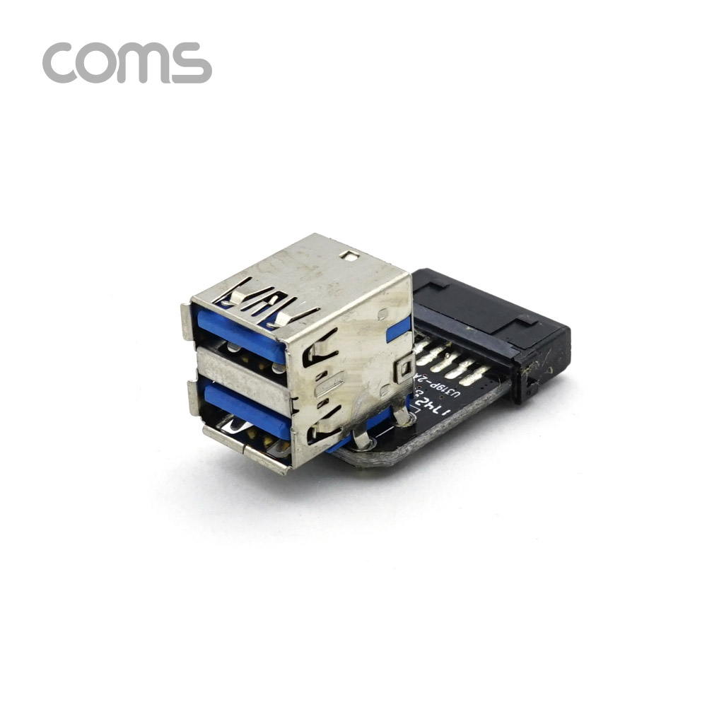 Coms USB 포트 3.0 (20P -> USB 2P) 기판용 상하 젠더형