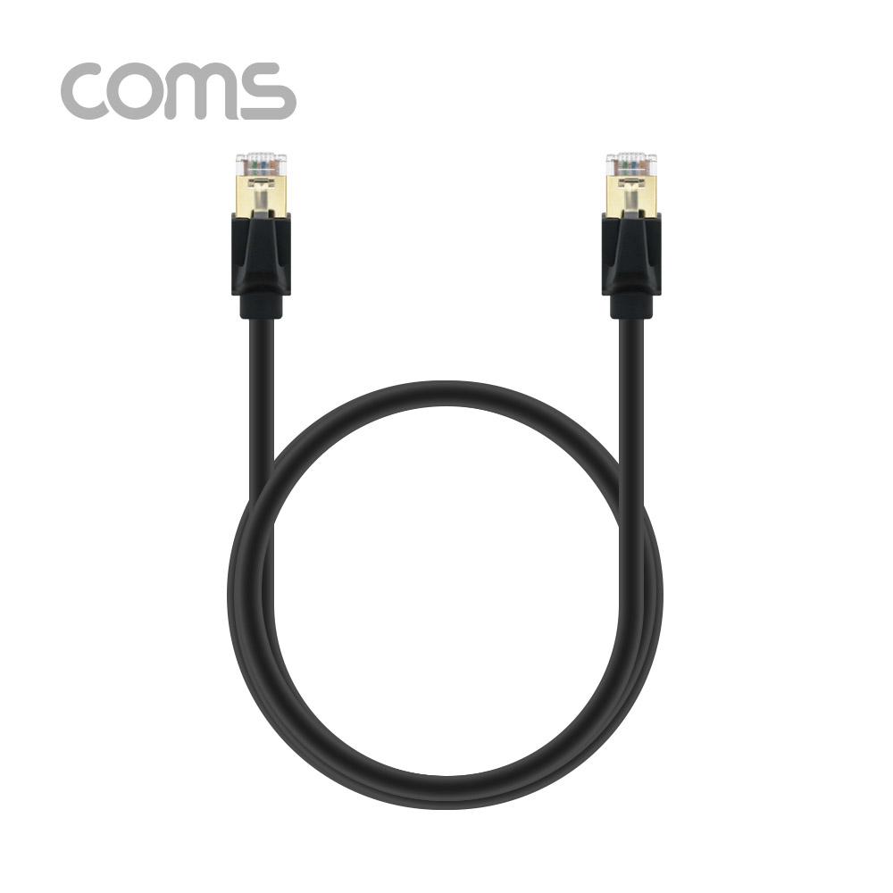 Coms 랜케이블(Direct/Cat 8) 1M / 기가비트 / LAN / 40Gbps / 26AWG / Fluke Test