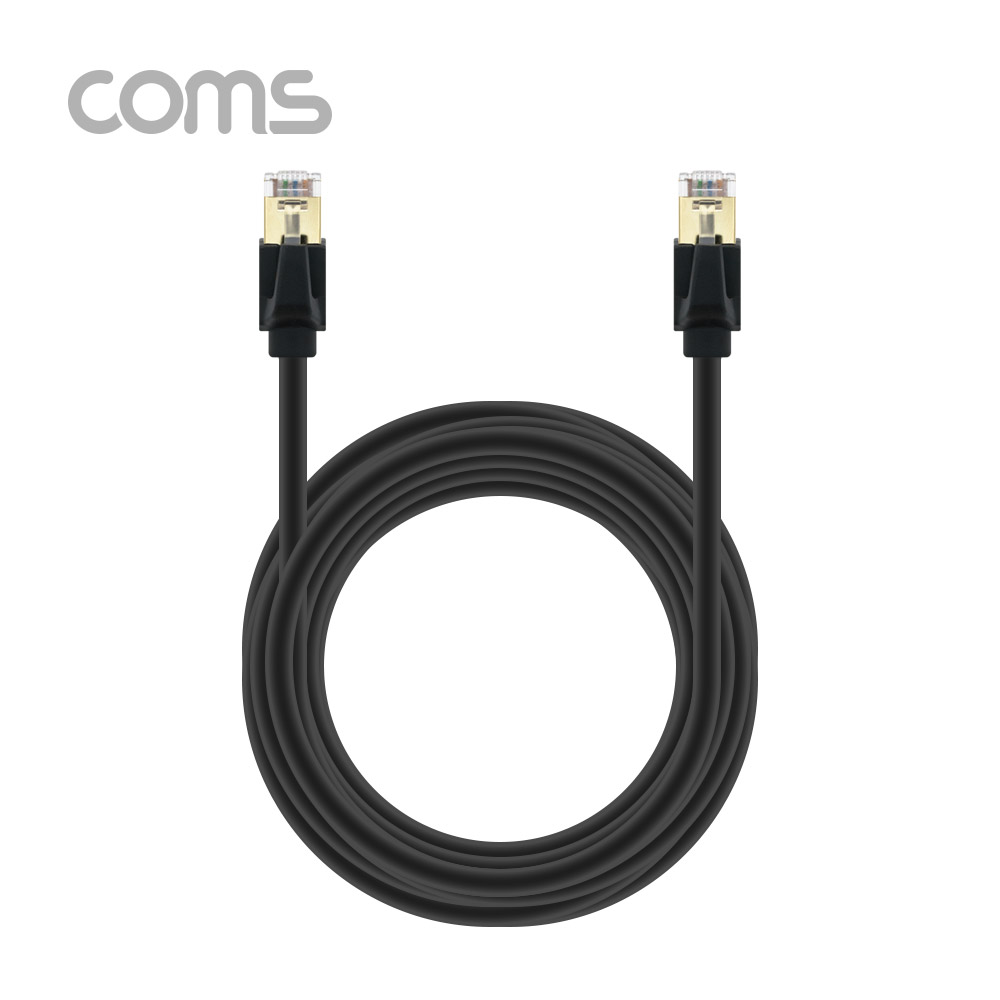 Coms 랜케이블(Direct/Cat 8) 10M / 기가비트 / LAN / 40Gbps / 26AWG / Fluke Test
