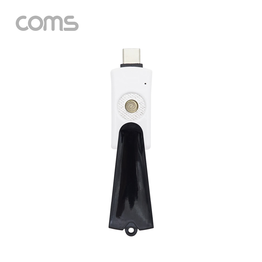 Coms 스마트폰 USB 라이터 / 스마트폰 부싯돌 / USB 3.1(Type C) 전용 / 초경량 / Black