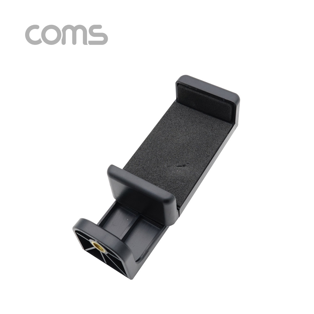 coms 스마트폰 거치대 / 각도조절 / 360도 회전 / 슬라이드형 / Black / 홀더