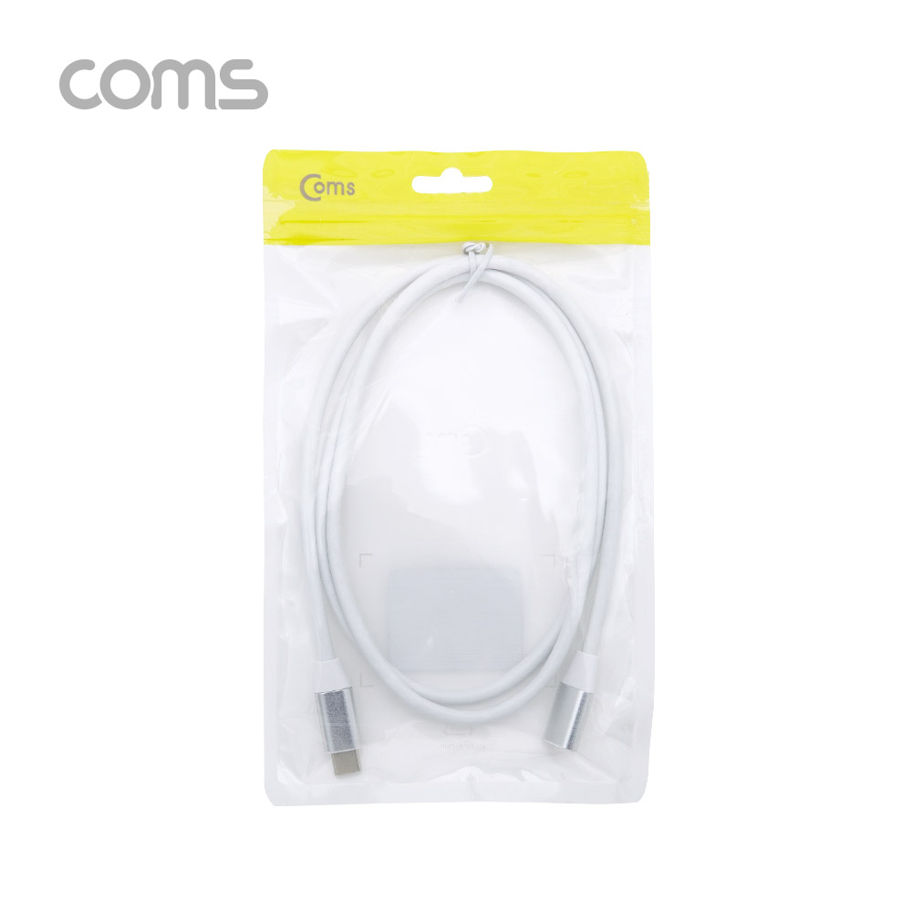 Coms USB 3.1(Type C) 케이블(MF) 1M / 고속충전 / USB 2.0 속도 / White