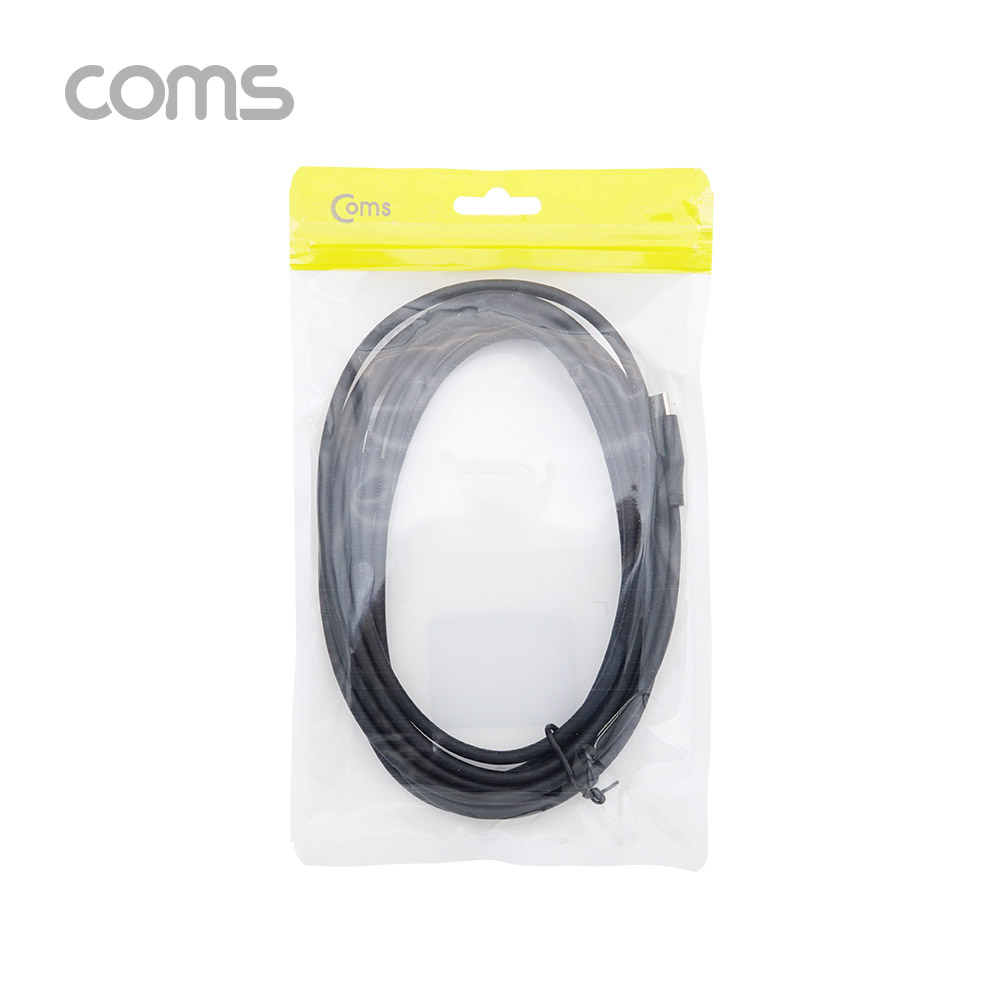 Coms USB 3.1(Type C) 케이블(MM) 3M / 고속충전 / USB 2.0 속도 / Black