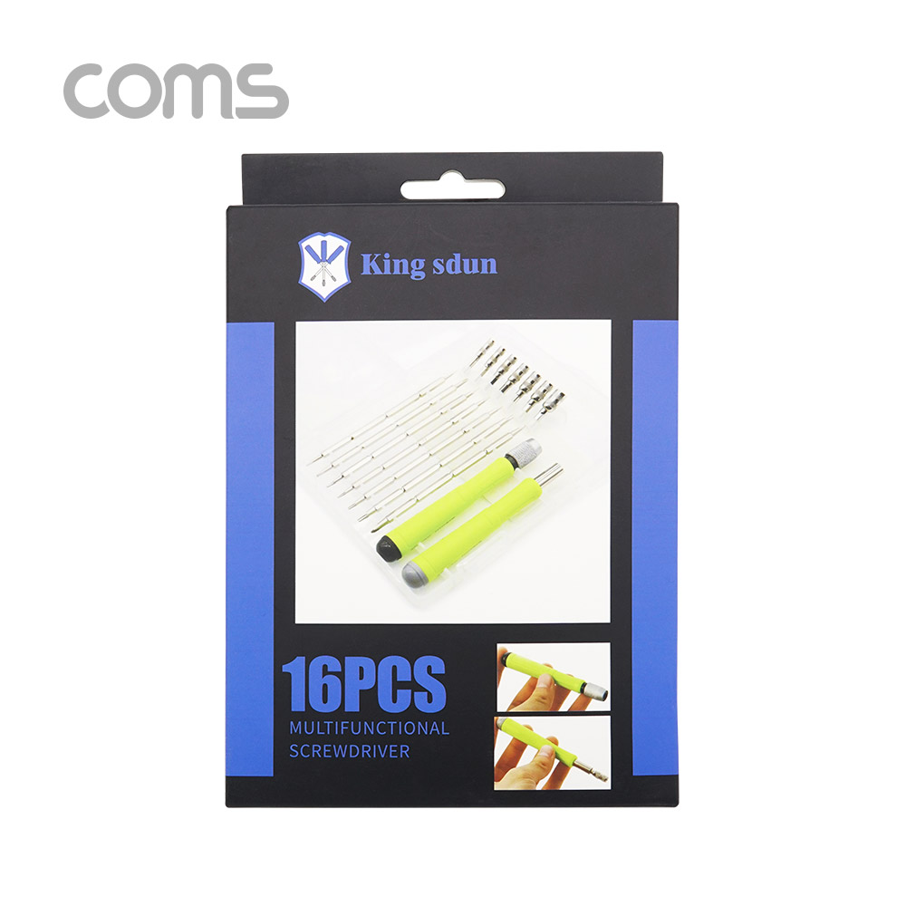 Coms 드라이버 세트(16pcs) / Driver Set / 공구 툴 킷