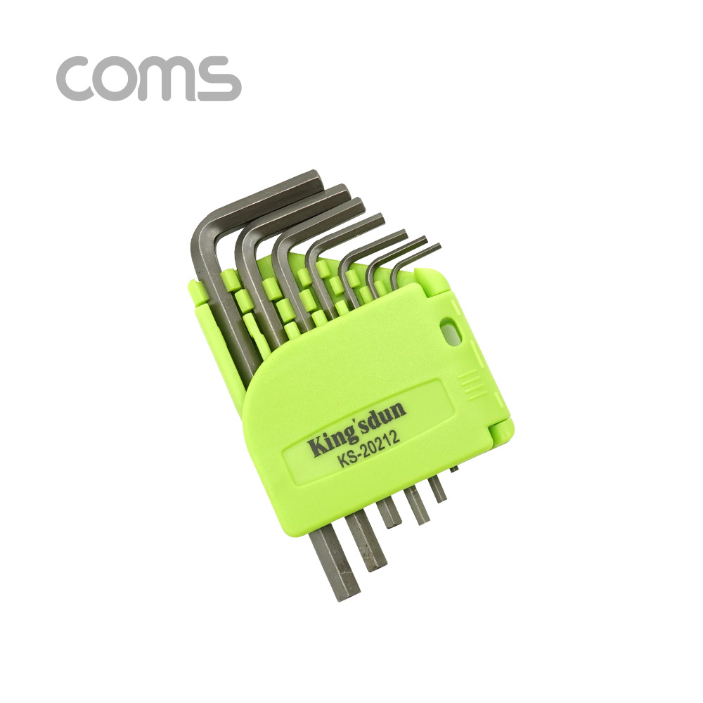 Coms 육각형 L랜치 세트 7pcs (1.5/2.0/2.5/3.0/4.0/5.0/6.0) / Hex Key