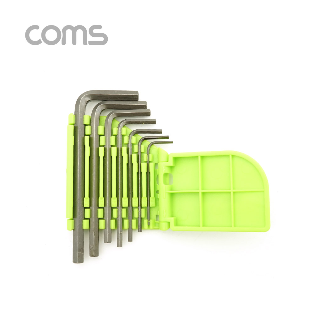 Coms 육각형 L랜치 세트 7pcs (1.5/2.0/2.5/3.0/4.0/5.0/6.0) / Hex Key