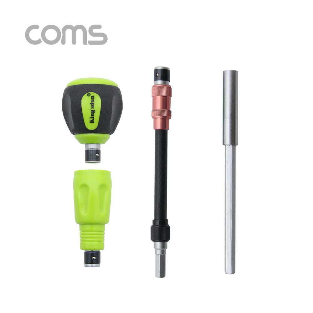 Coms 드라이버 세트(34 in 1) / 분해 조립 키트 / 일자 십자 별 삼각 / RED