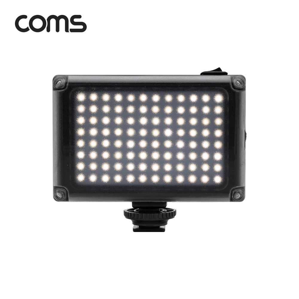 Coms 카메라 LED 조명 / 동영상 촬영 보조 조명 / 5400K / 3200K 교체필터