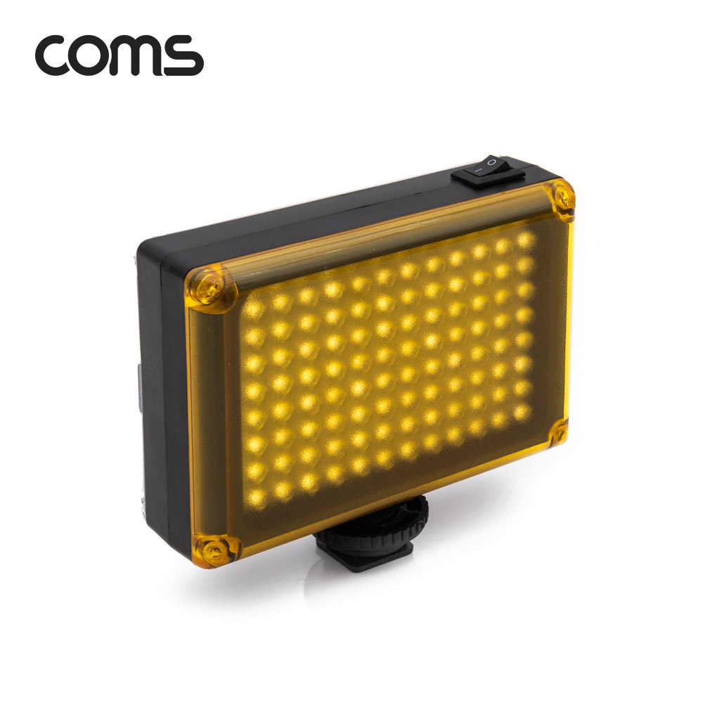 Coms 카메라 LED 조명 / 동영상 촬영 보조 조명 / 5400K / 3200K 교체필터