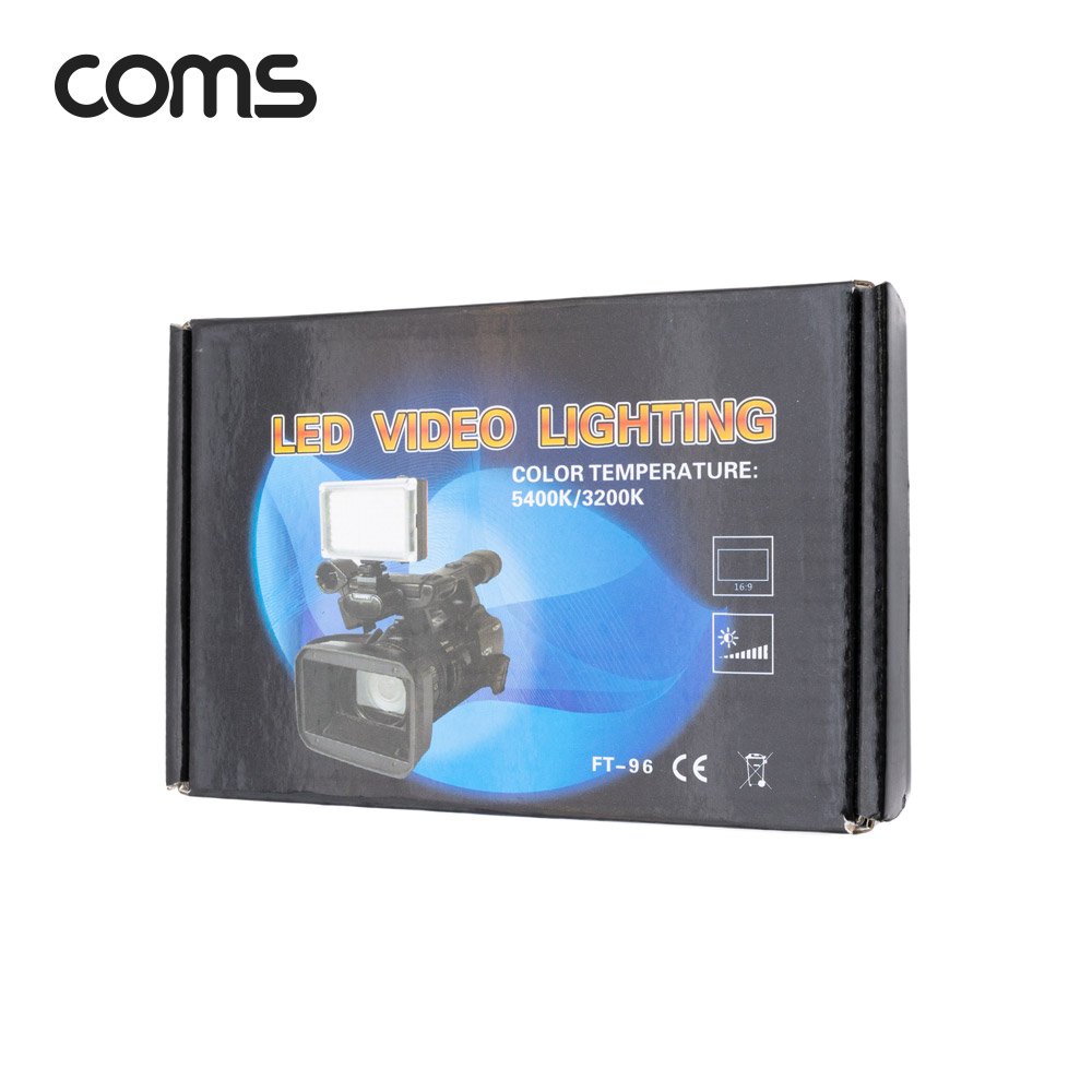 Coms 카메라 LED 조명 / 동영상 촬영 보조 조명 / 5400K / 3200K 교체필터