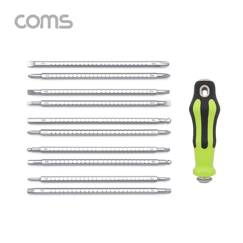 Coms 공구 드라이버 세트 (11 in 1), Driver Set