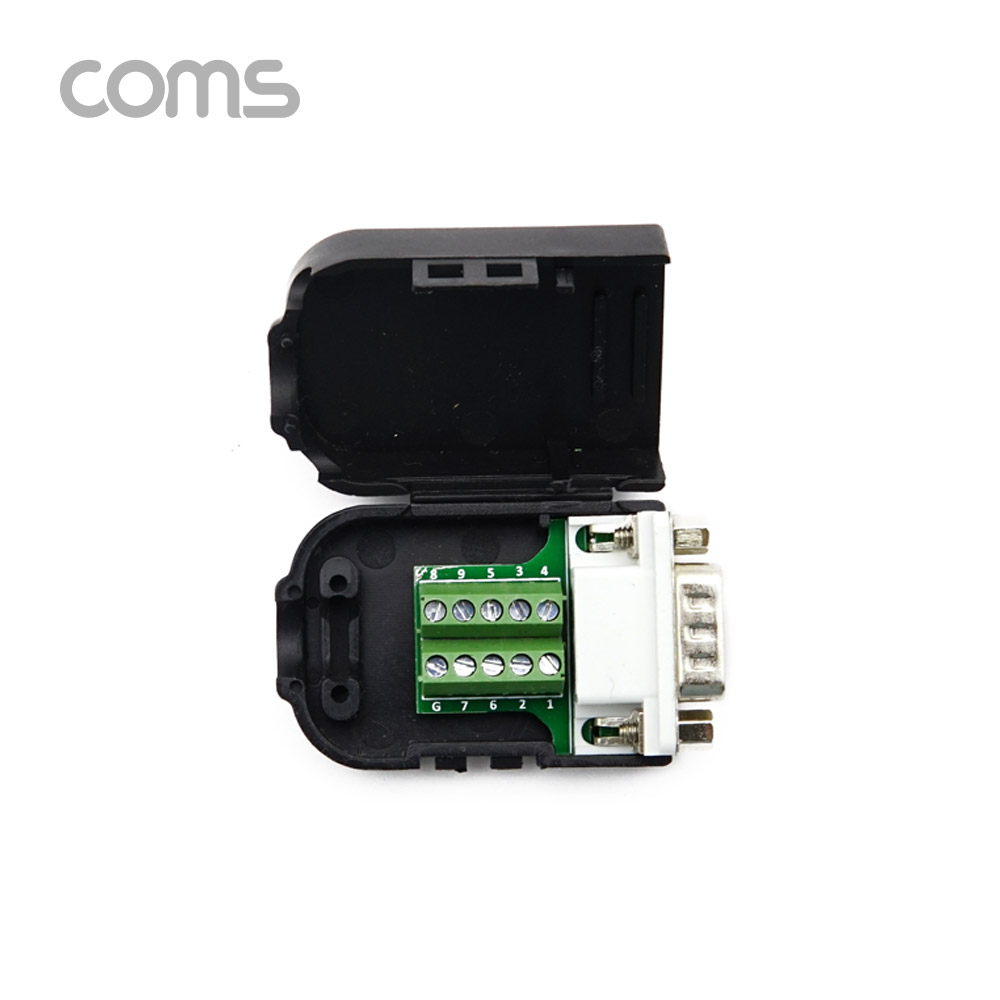 Coms 조합 커넥터 (터미널 10P / DB9 M) / RS232 / 제작용
