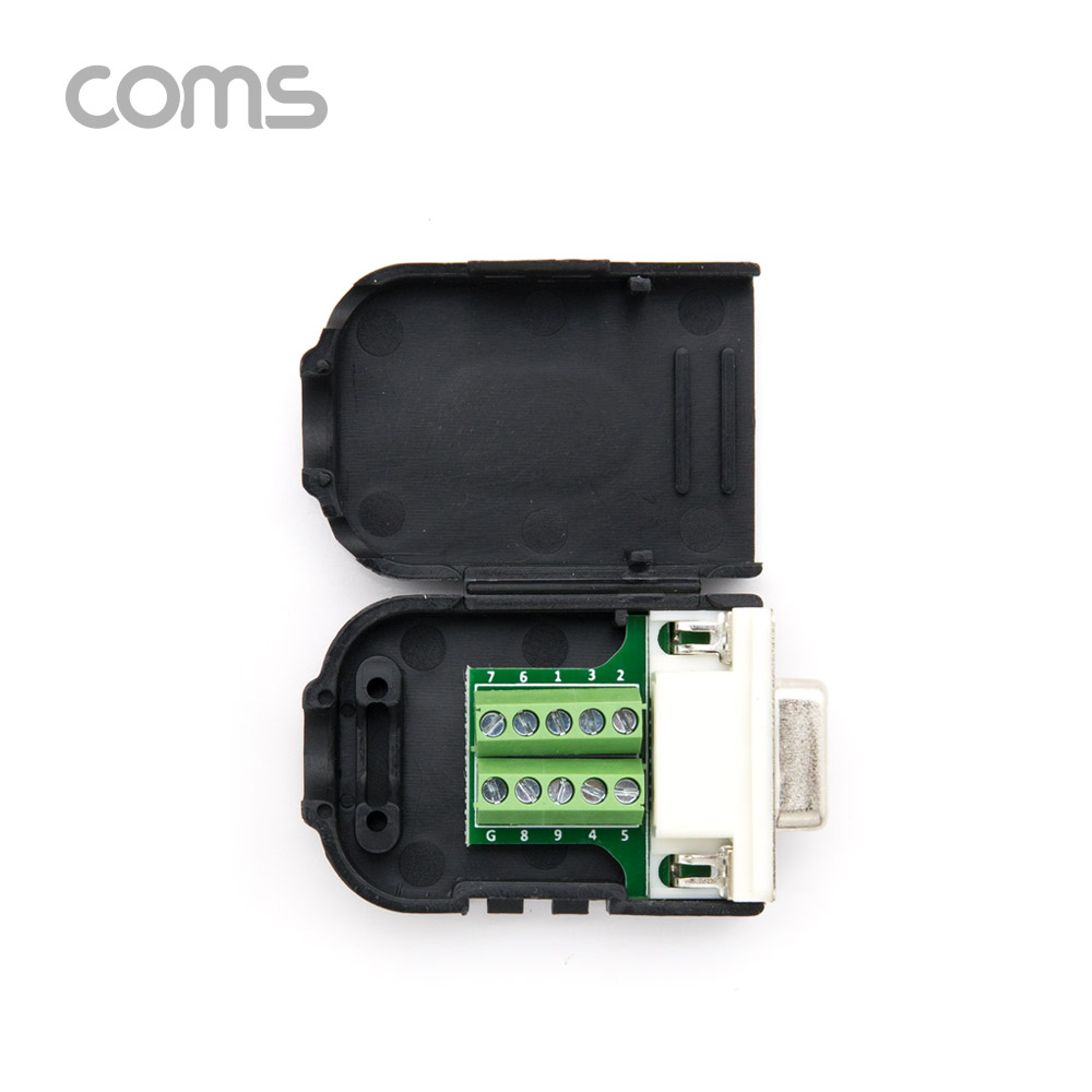 Coms 조합 커넥터 (터미널 10P / DB9 F) / RS232 / 제작용