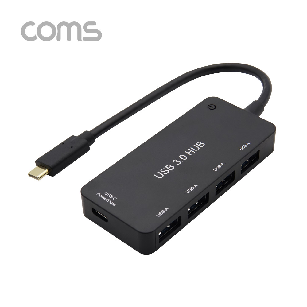 Coms USB 3.1(Type C) 허브 / (Type C M to USB 3.0 4Port / Type C F) / HUB / PD지원