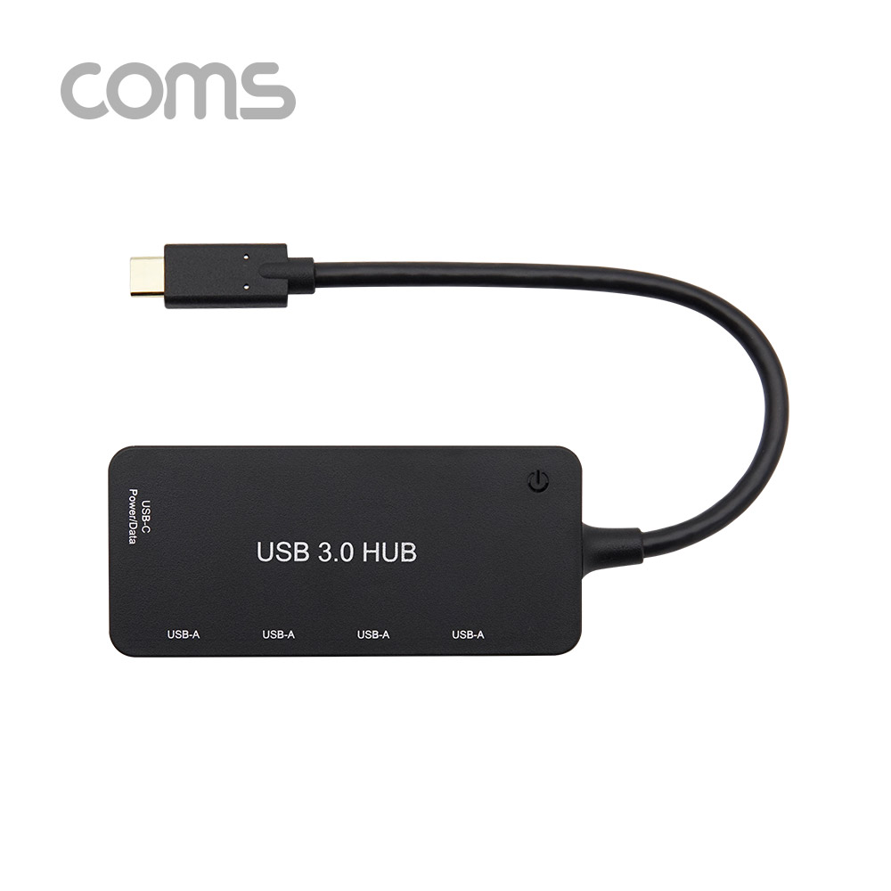 Coms USB 3.1(Type C) 허브 / (Type C M to USB 3.0 4Port / Type C F) / HUB / PD지원